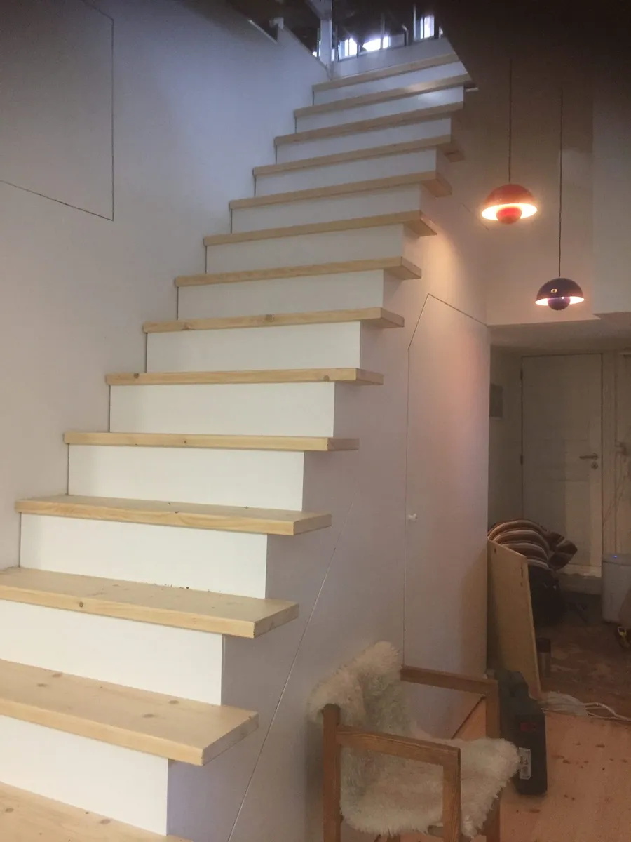 Ny trappe til husbåd i Sydhavnen