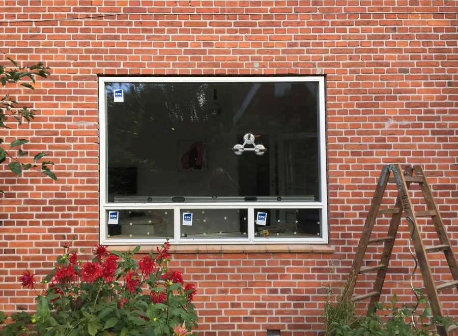 Udskiftning af vinduesparti i Charlottenlund